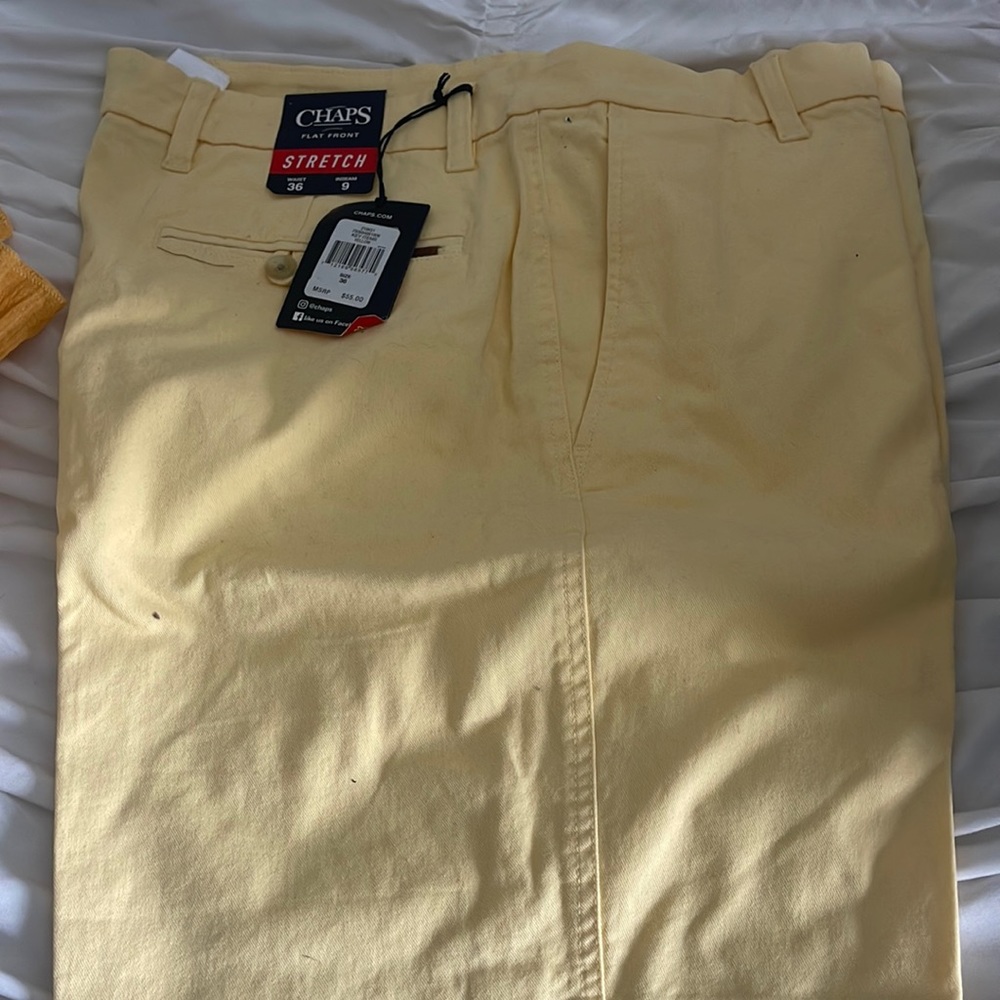 Men's flat front shorts